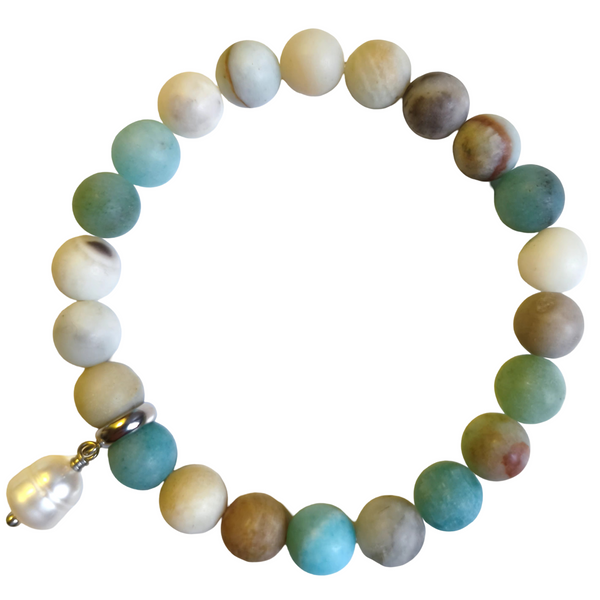 Amazonīta rokassprādze II