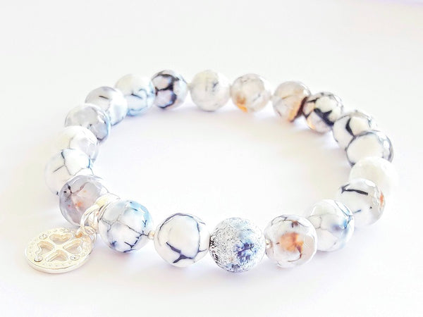 Laimes nesēja- ahāta rokassprādze