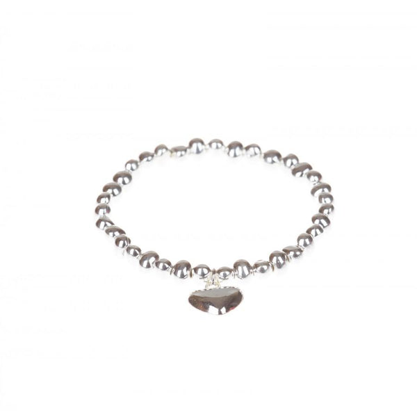 Sudraba sirds - rokassprādze