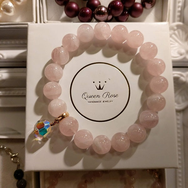 Madagaskaras rozā kvarca aproce I