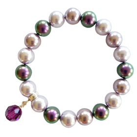 Swarovski pērļu rokassprādze