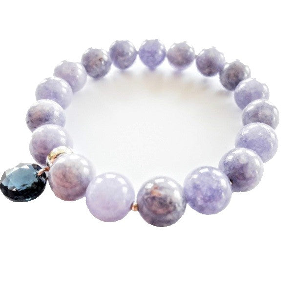 Debesis - Mākoņu kvarca rokassprādze